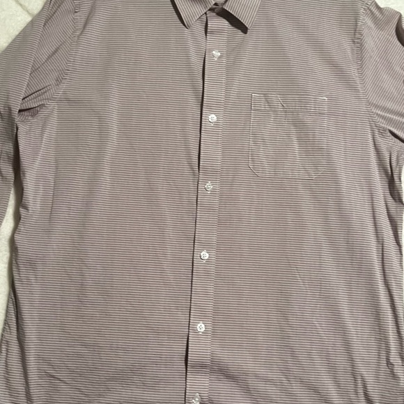 EUC Travis Mathew Button Down Shirt Long Sleeve X Large beige color - Picture 2 of 7
